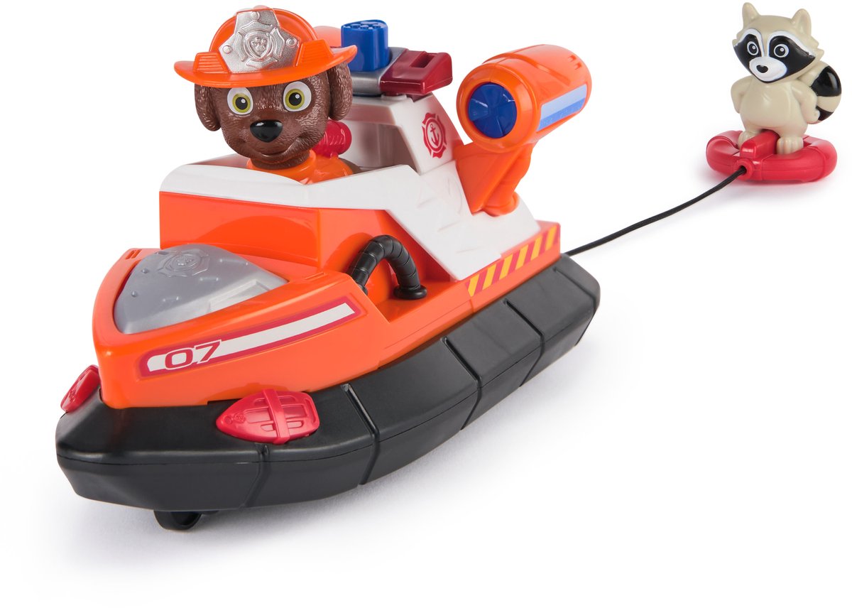 PAW Patrol - brandweerredding - zuma's brandweerboot - speelgoedvoertuig met speelfiguur
