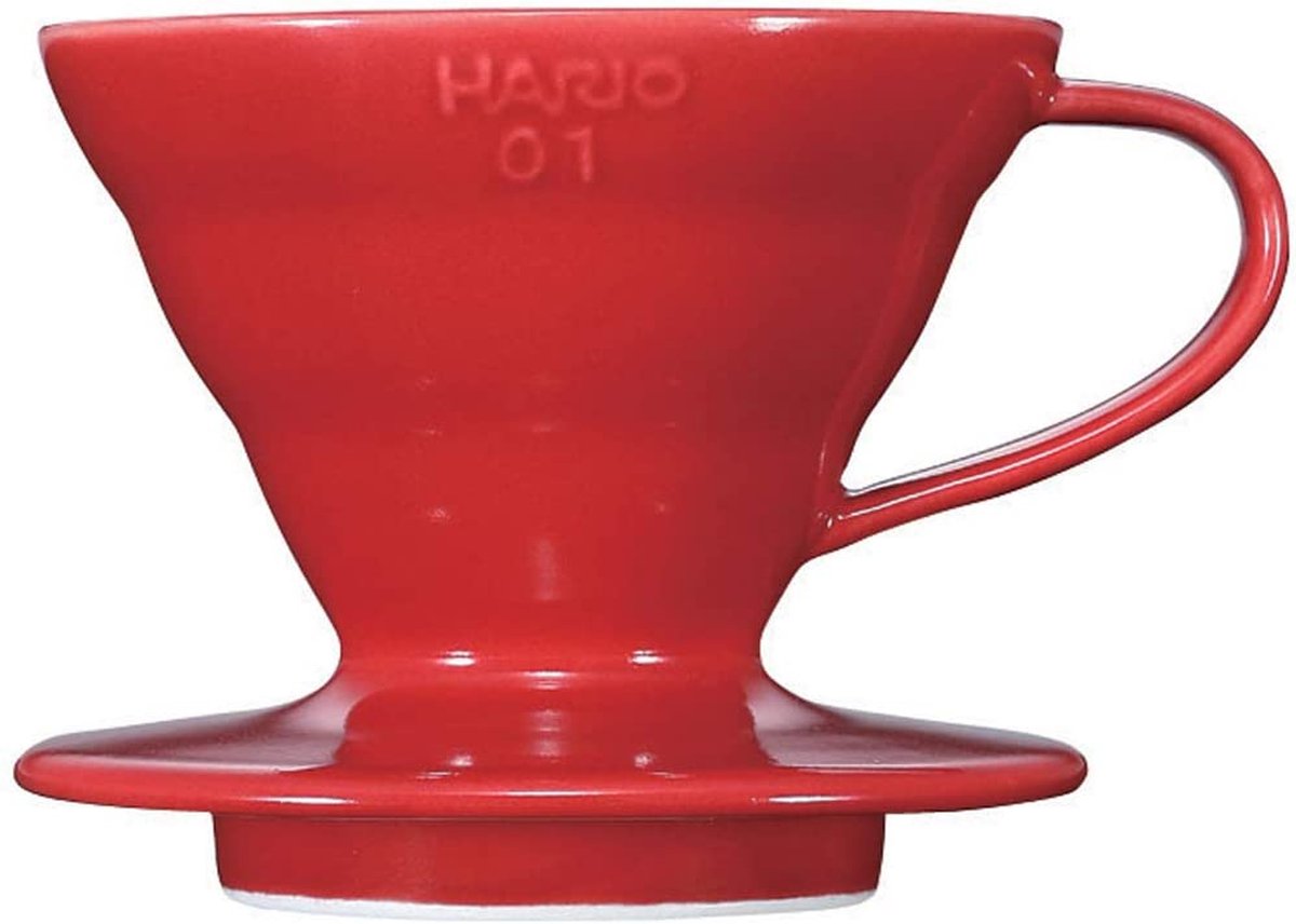 HARIO dripper v60-02 keramiek - rood