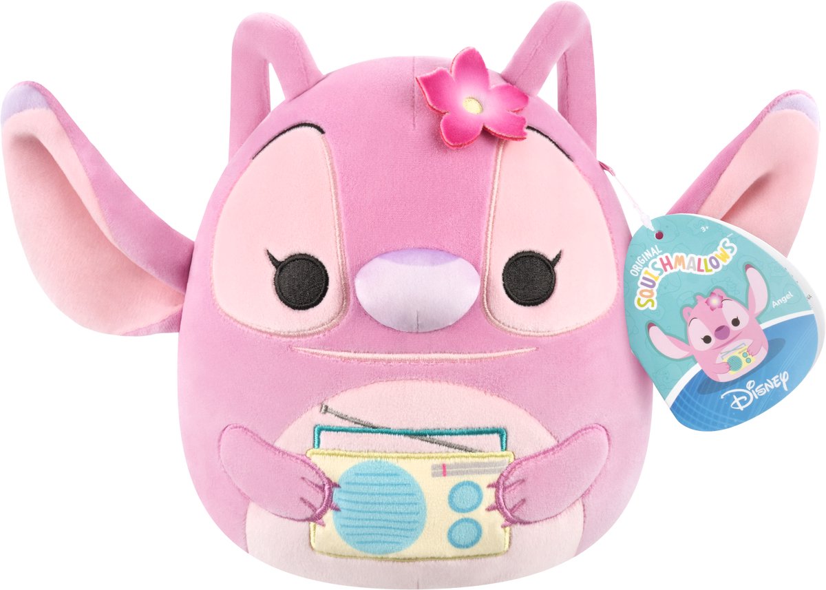 Jazwares Squishmallows - lilo stitch - little plush - angel with boombox - 20cm plush