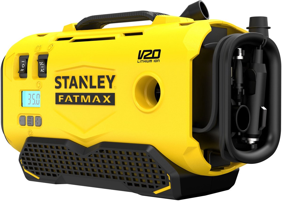 STANLEY fatmax 18v 3in1 compressor sfmce520b-qw