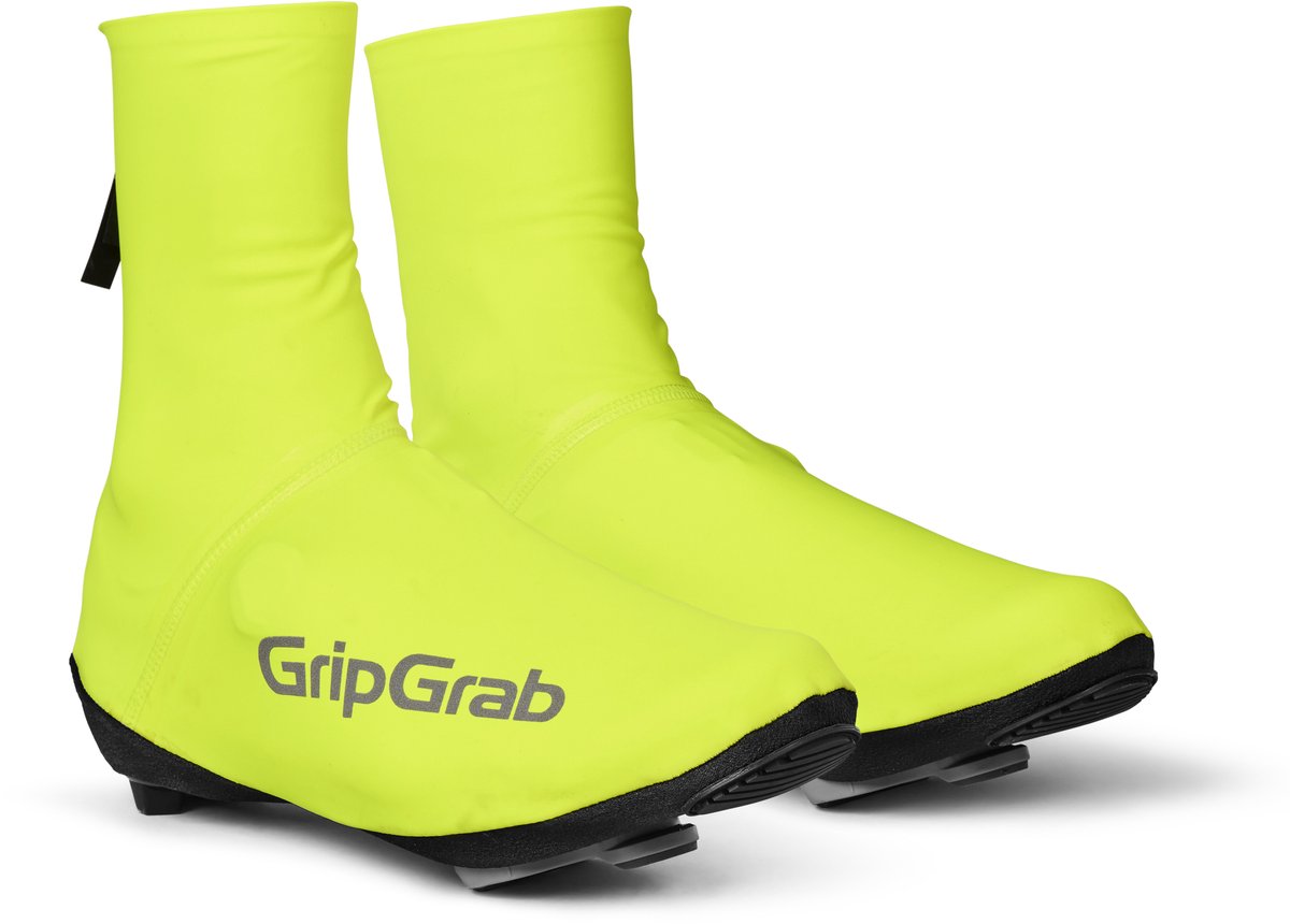 GripGrab - pacr waterproof wielren overschoenen waterdichte race fiets regen fietsoverschoenen - unisex - geel hi-vis