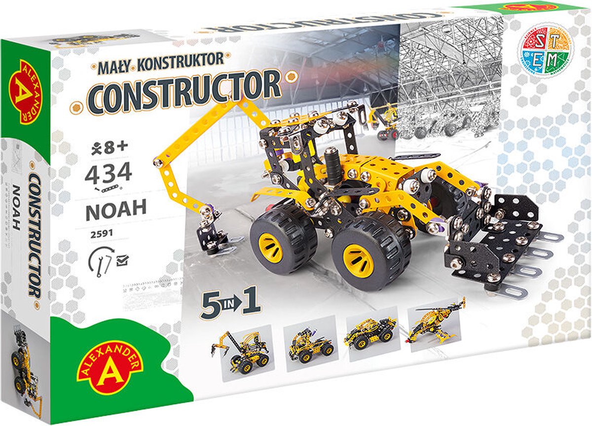 Alexander Toys Alexander speelgoed constructor pro - noah - 434st