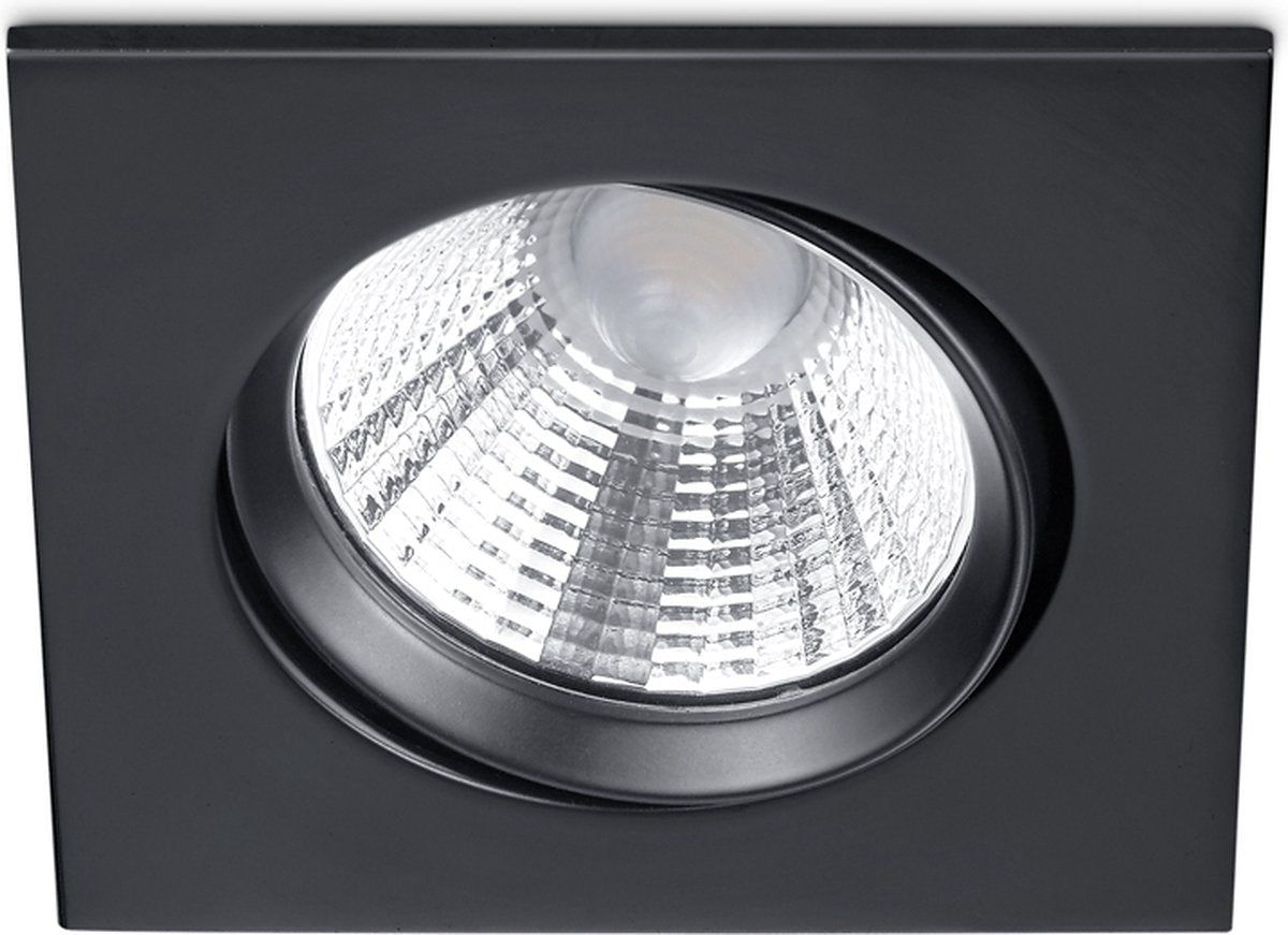 TRIO pamir - inbouwverlichting - mat zwart - smd led - binnenverlichting - draaibaar