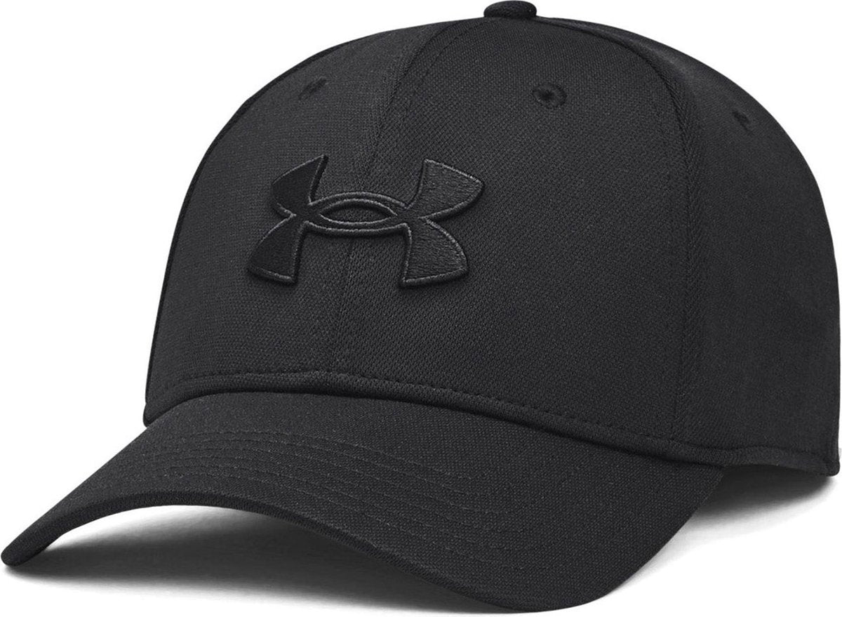 Under Armour m blitzing low str-blk heren pet - zwart