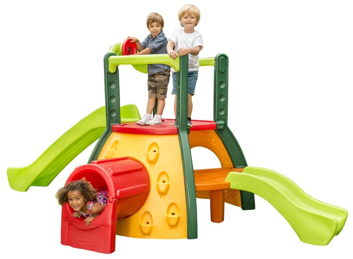 Little Tikes super evergreen dubbeldekker glijbaan - speeltoestel