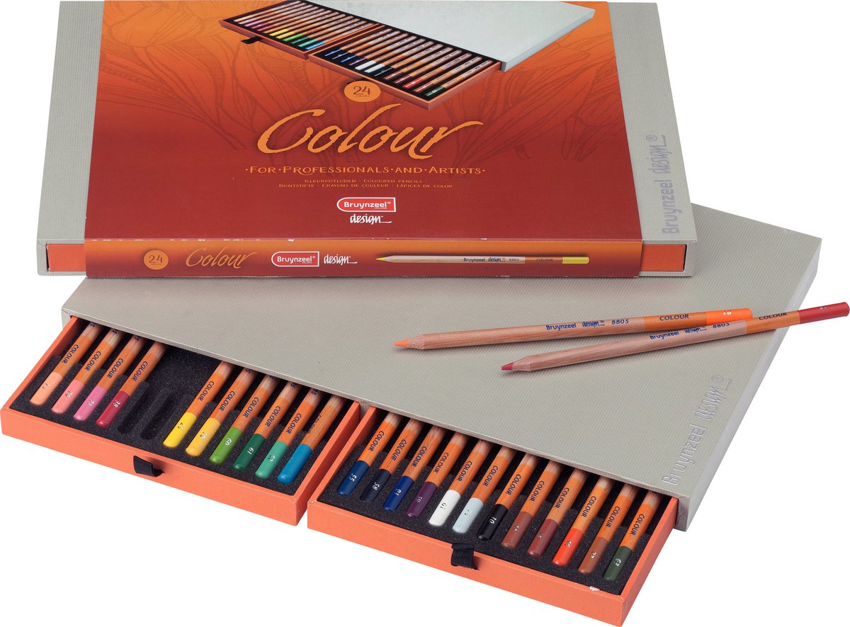 BRUYNZEEL colour box 24 kleurpotloden
