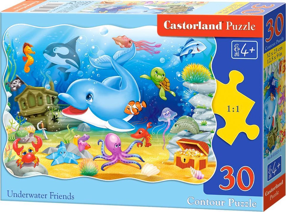 Castorland Underwater friends - 30 stukjes