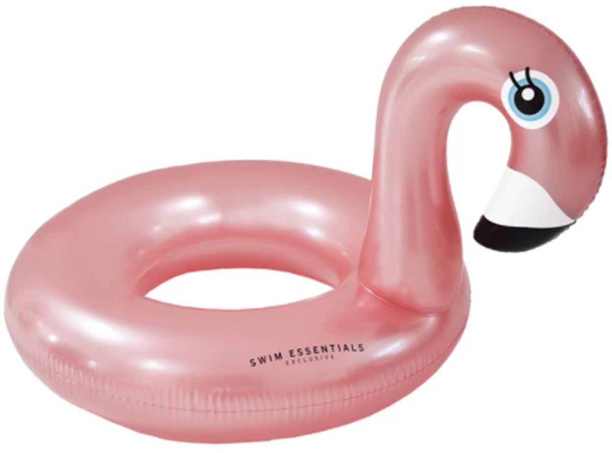Swim Essentials | roze dier flamingo zwemband ø 95 cm