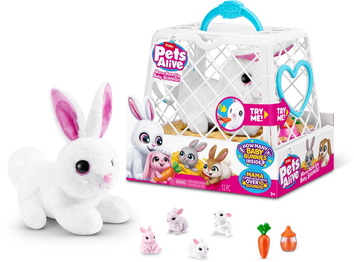 PETS ALIVE mommy bunny surprise van zuru - rabbit