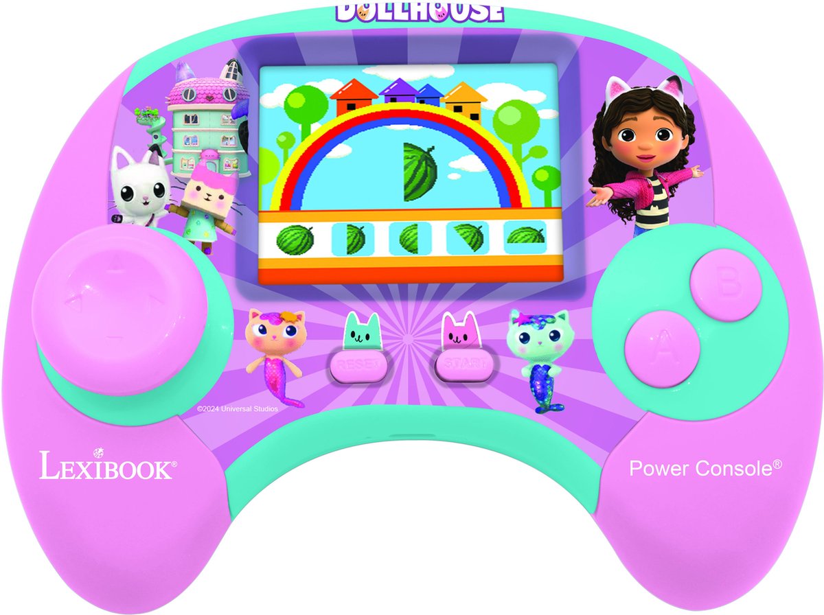 Lexibook Power console gabby et la maison magique de jeux éducative bilingue en français et anglais