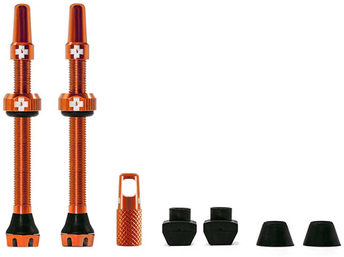 Muc-Off v2 tubeless ventielset 44 mm, oranje