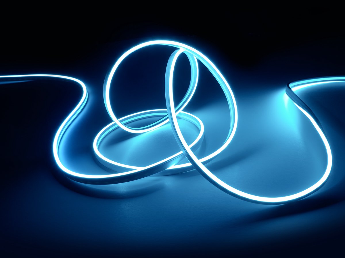 RL LIVE YOUR LIGHT Reality neon ledstrip - wit - led rgb 14w - lengte 3 m - inkortbaar - geintegreerde dimmer - memory functie - afstandsbediening - rgb-kleurwisselaar