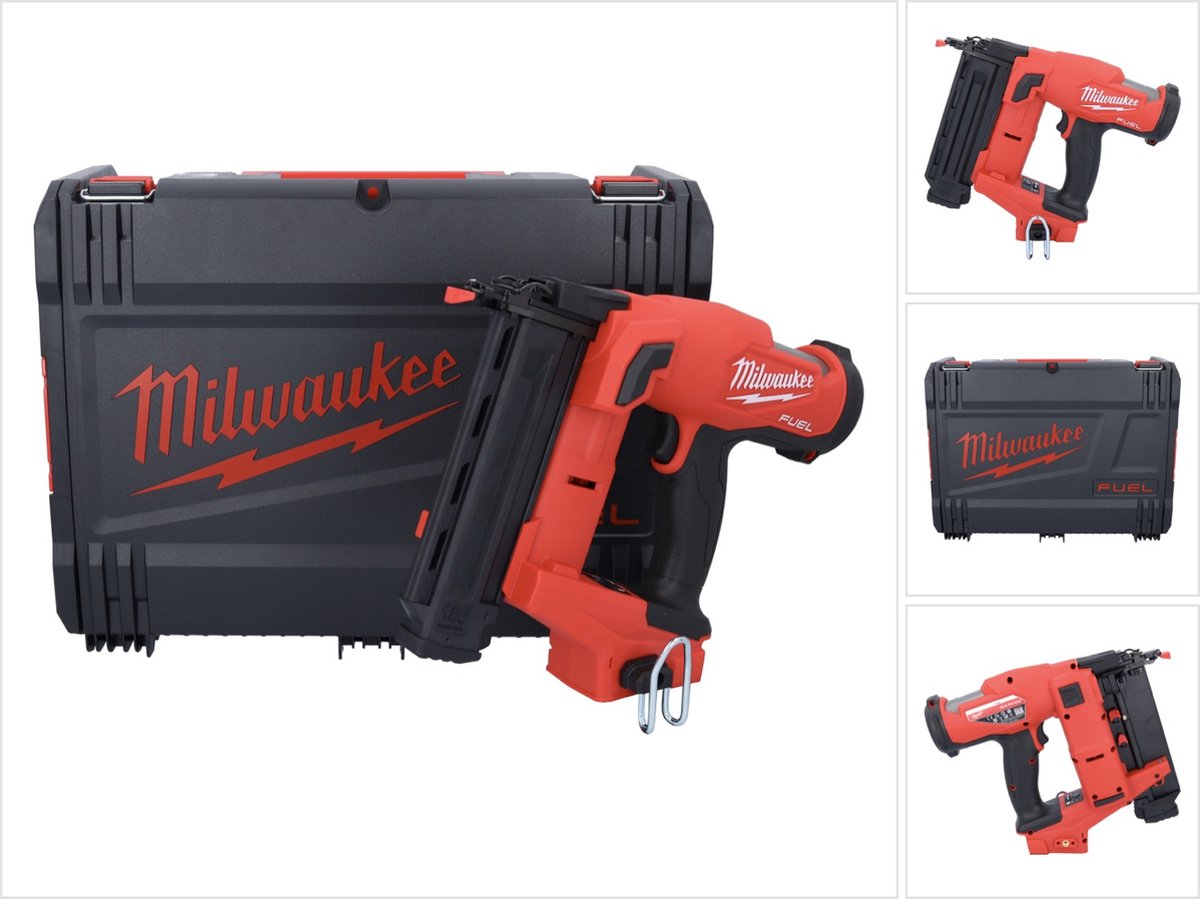Milwaukee m18 fn18gs-0x 18v li-ion accu brad tacker body in hd-box