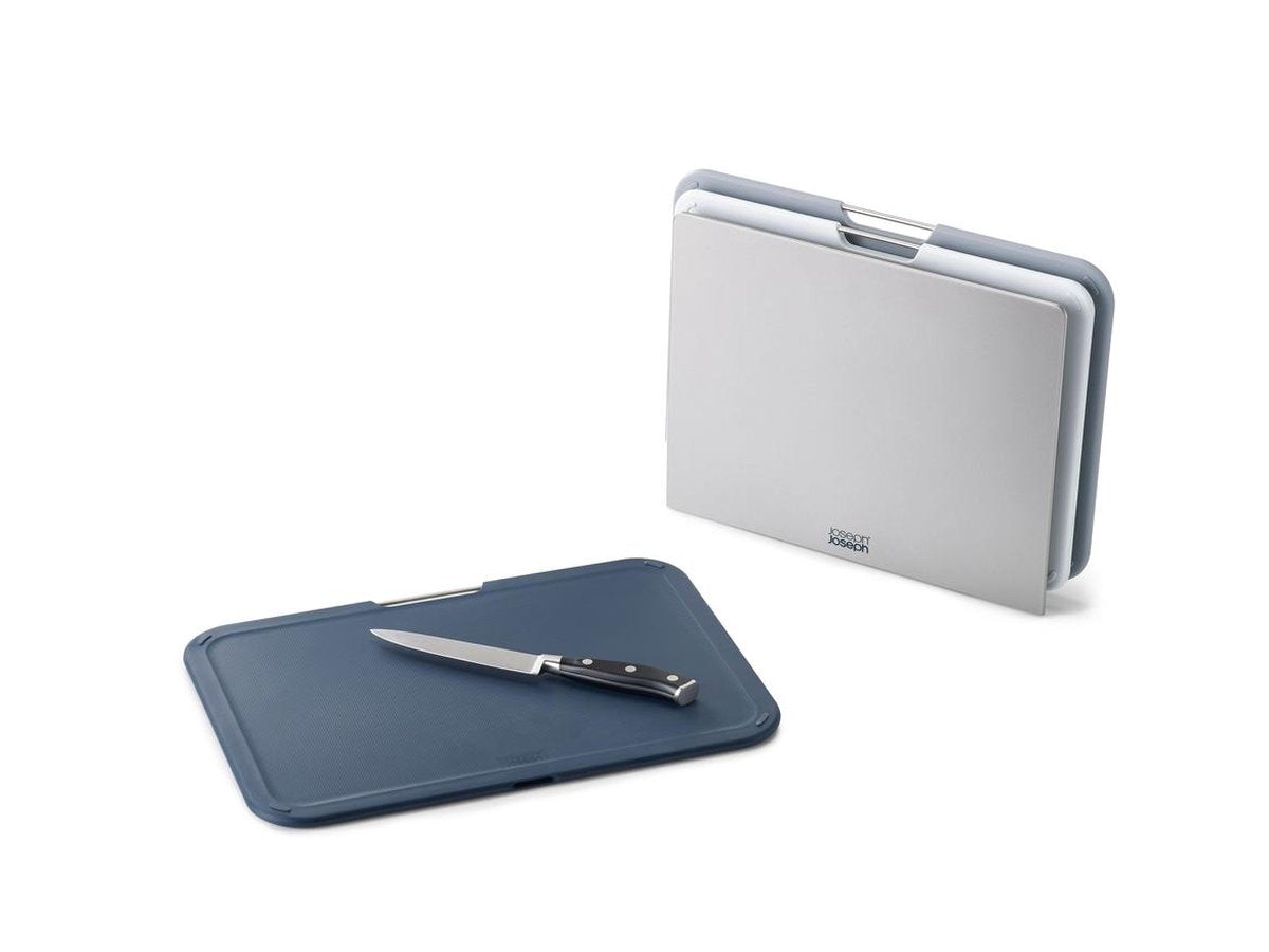 Joseph Joseph - nest large snijplank groot set van 3 stuks - polypropyleen - grijs