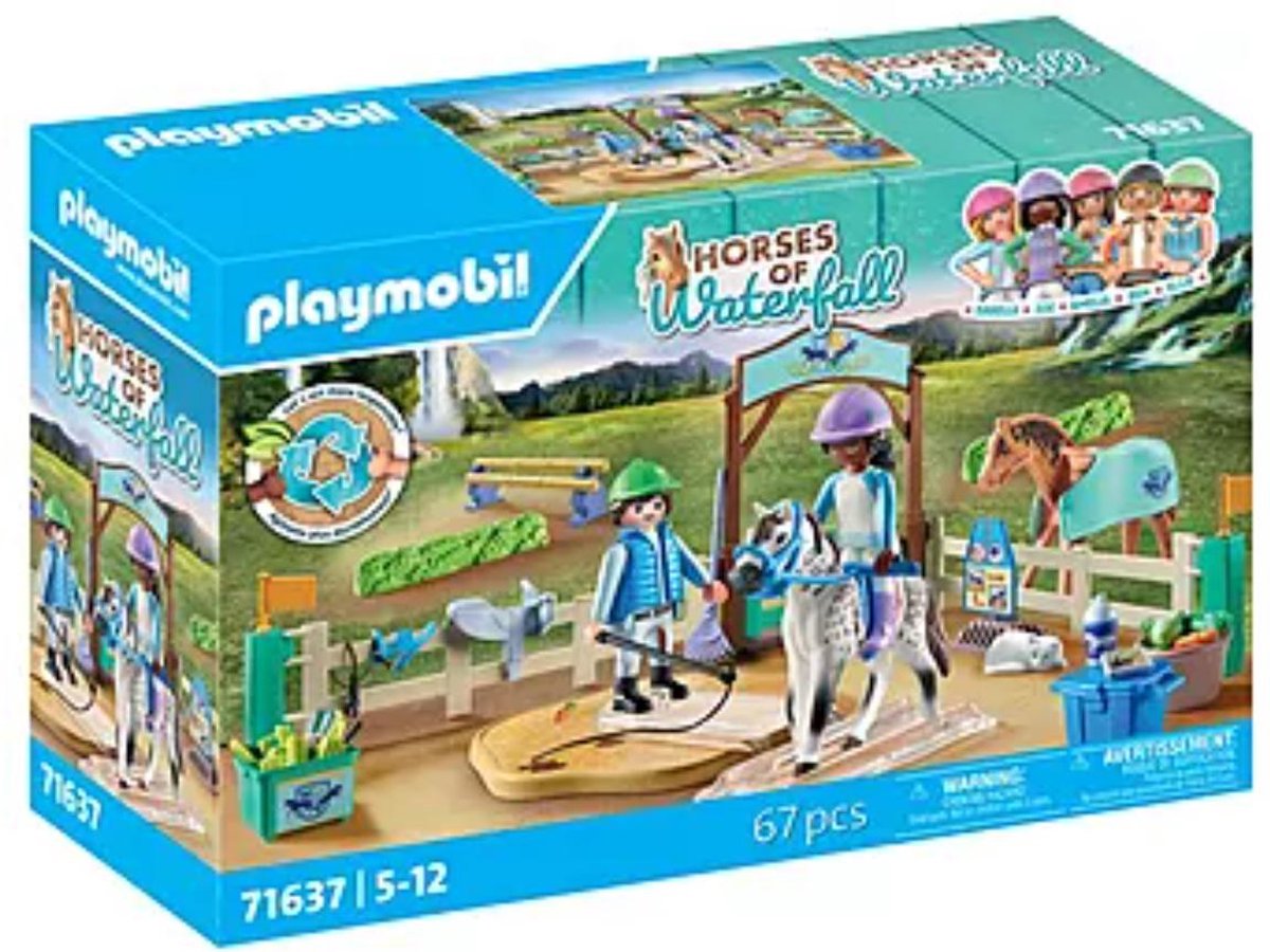 PLAYMOBIL horses of waterfall moderne paardrijschool - 71637