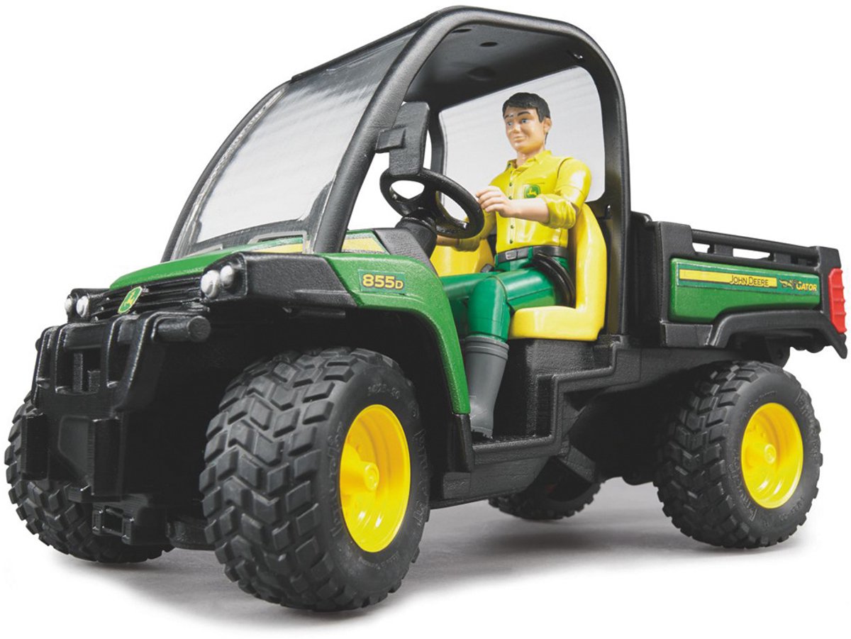 Bruder 2490 john deere gator 855d met chauffeur
