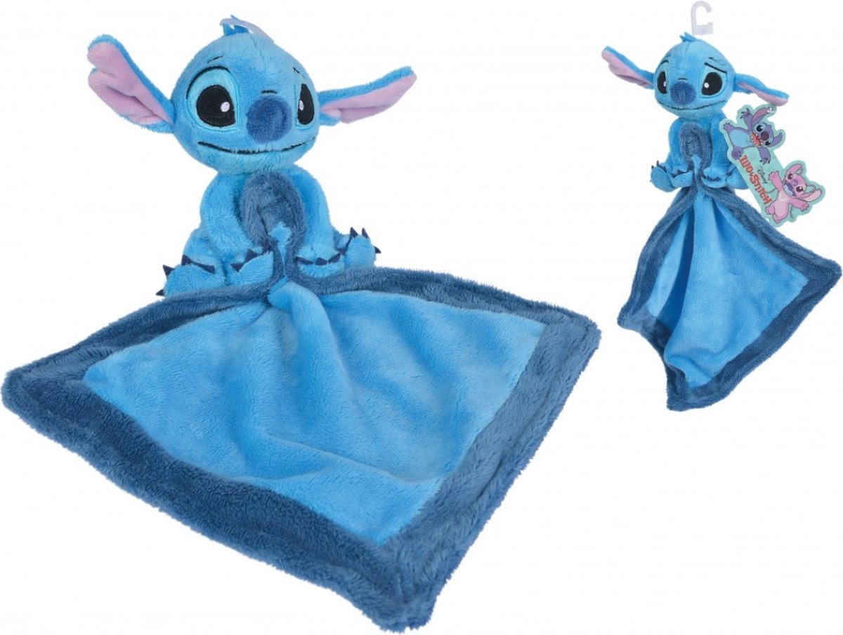 Simba Disney - lilo stitch - stitch - 37 cm - blauw - alle leeftijden - knuffeldoek