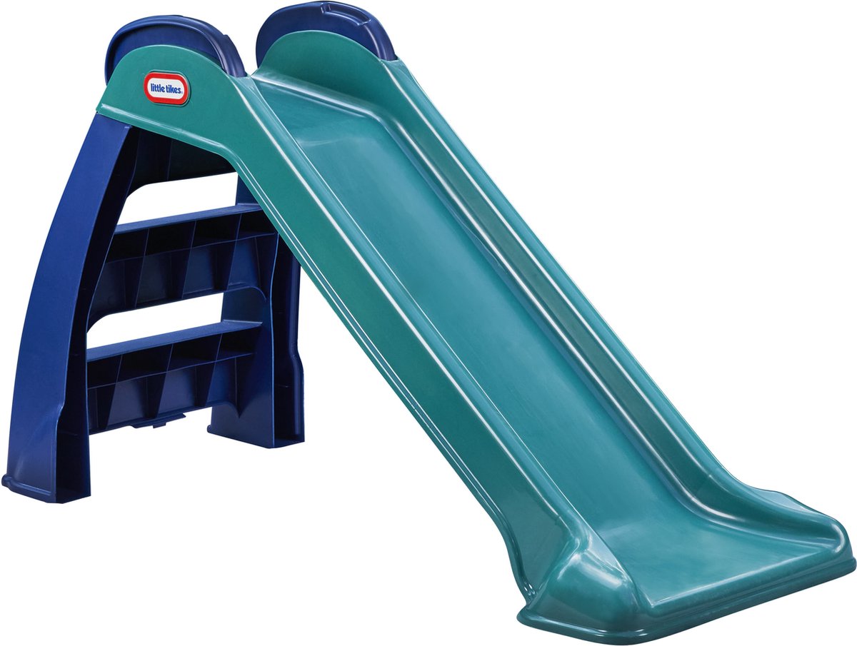 Little Tikes glijbaan first slide - peuter -voor buiten en binnen - blauw groen