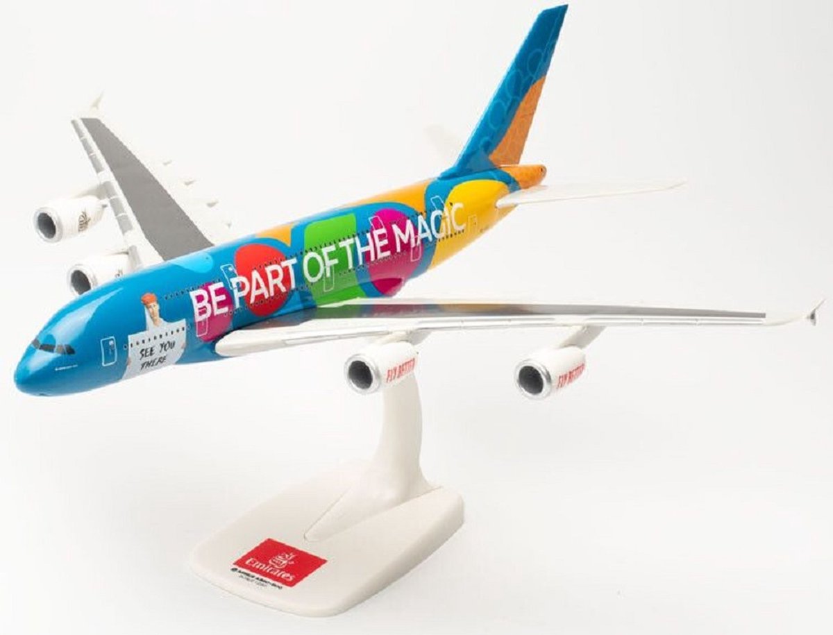 Herpa Airbus a380-800 emirates destination dubai schaal 1:250