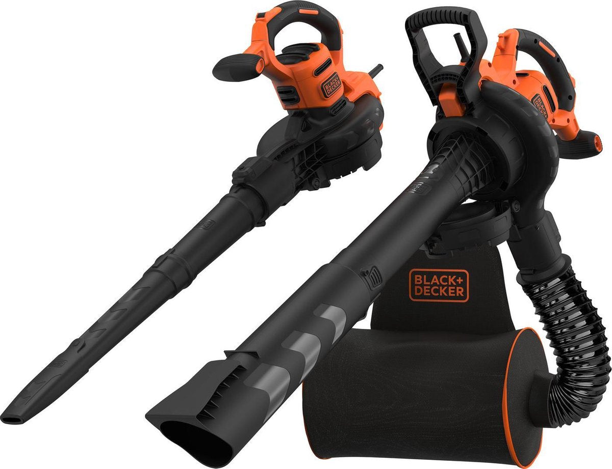 BLACK+DECKER 3000w tuinruimer bladblazer met rugzaksysteem - beblv300-qs