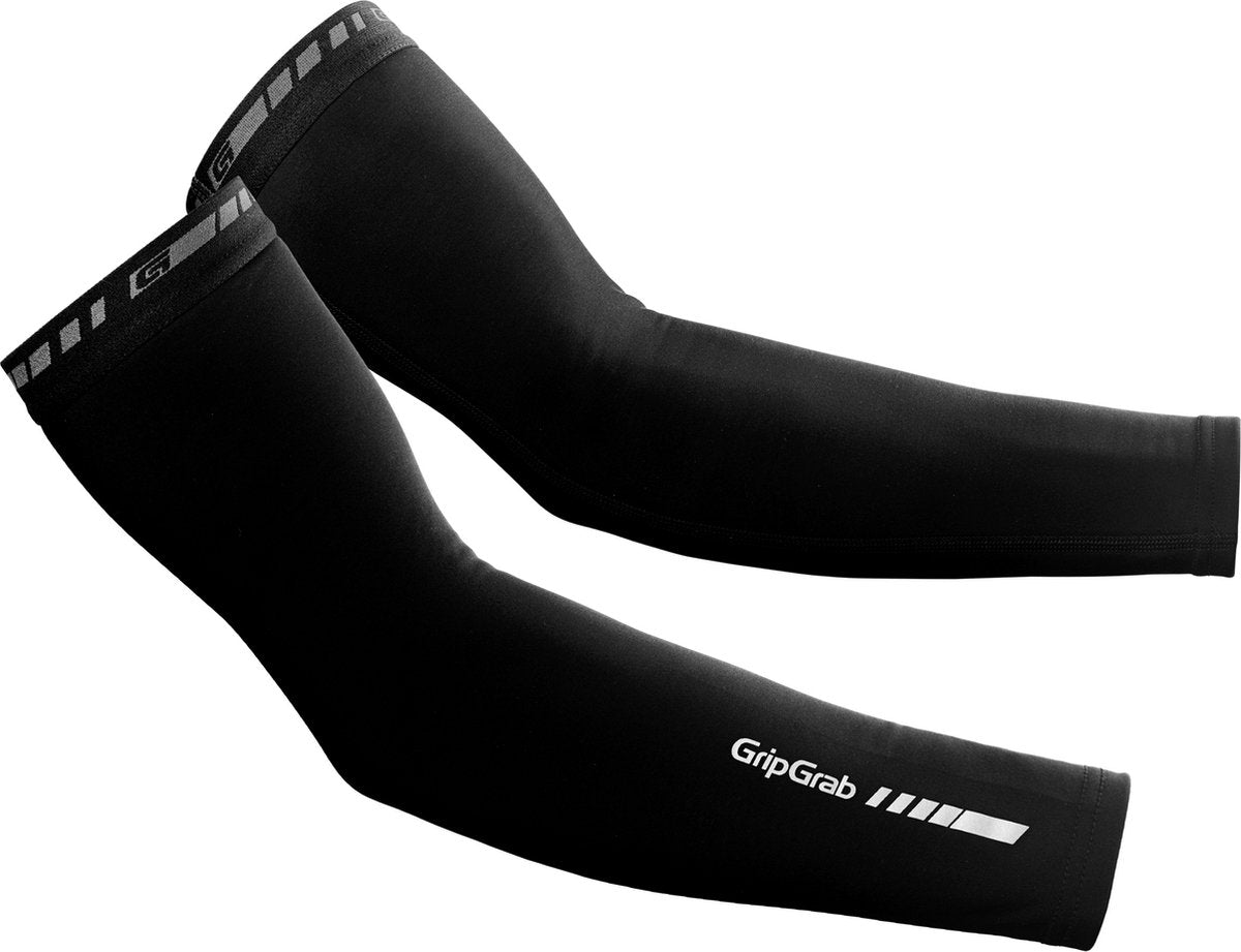 GripGrab - classic thermal arm warmers winter fiets armstukken armwarmers - zwart - unisex - maat m