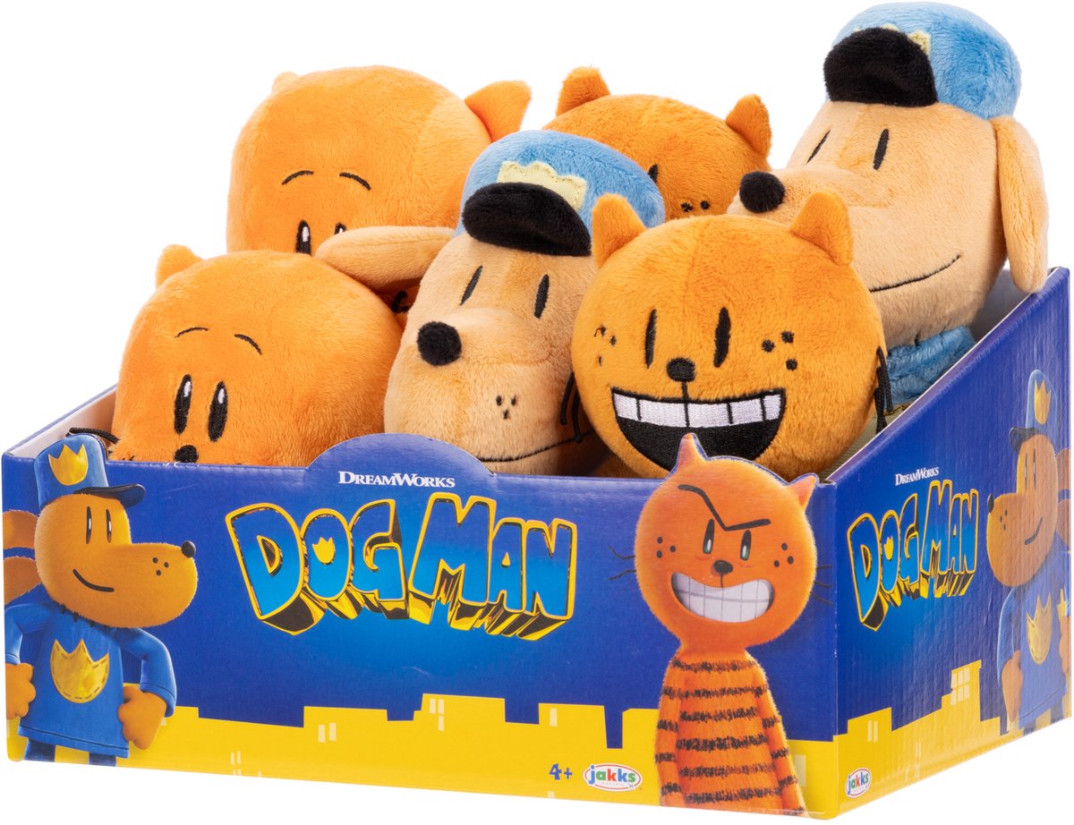 Jakks Dog man 23cm basis pluche assortiment