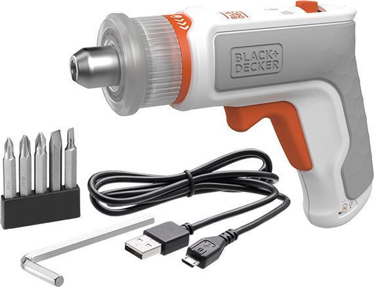 BLACK+DECKER 3.6v montageschroevendraaier - bcrta01-xj