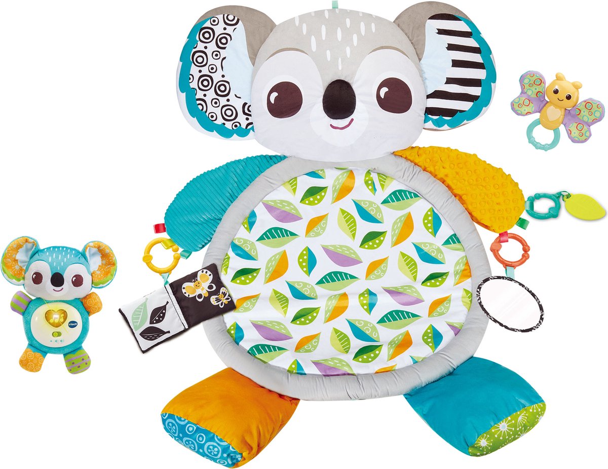 VTech baby knuffelkoala speelmat - speelkleed - 45+ melodietjes, liedjes, geluiden en zinnetjes - van 0 tot 4 jaar