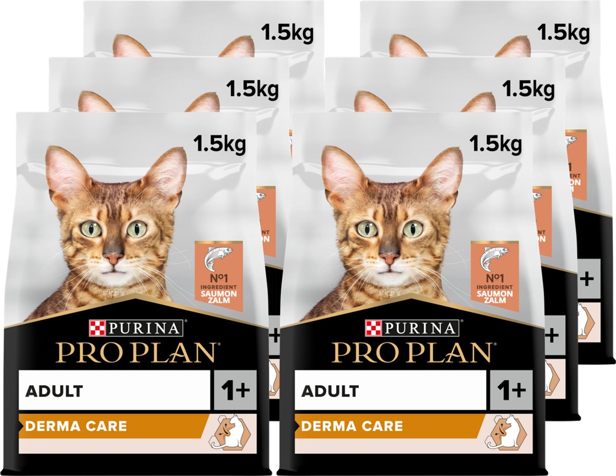 Pro Plan adult elegant derma care - zalm - 6 x 1.5 kg