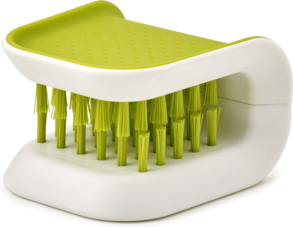 Joseph Joseph bladebrush messen- bestekreinigingsborstel – veilig messen schoonmaken – groen