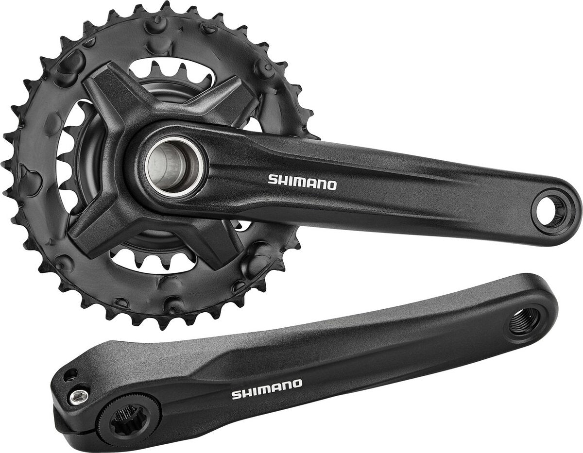 Shimano crankstel altus mt210 9s 22-36t 175 mm zwart