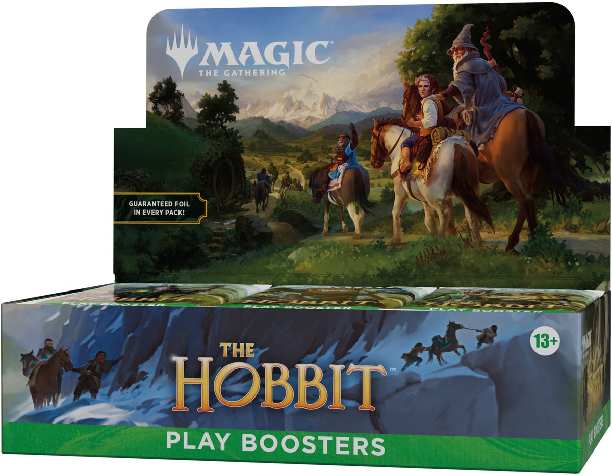 Magic The Gathering Magic: the gathering | the hobbit play booster box | 30 packs + 1 foil box topper card | collectible trading card game
