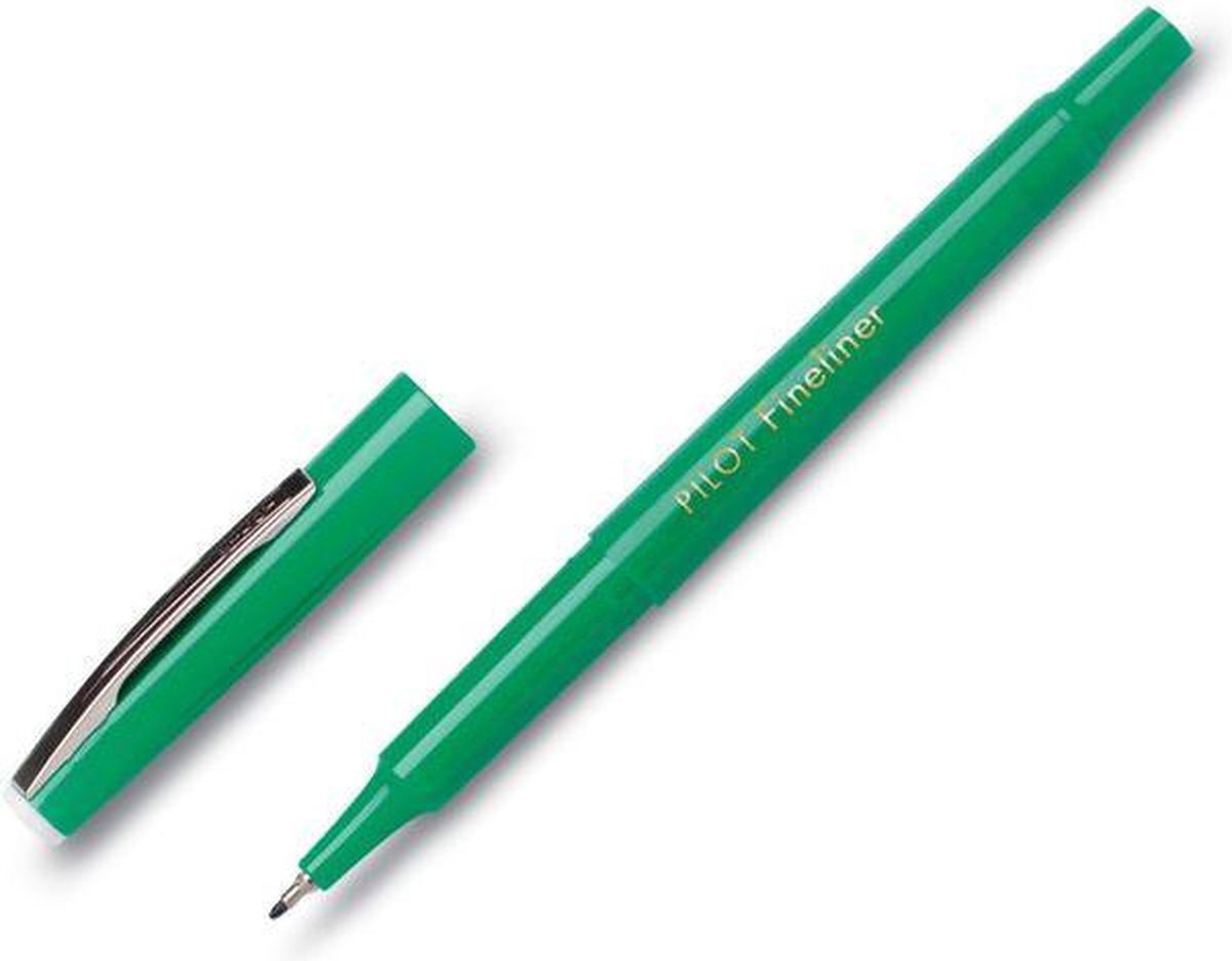 Pilot Fineliner sw-ppf groen 0.4mm - 12 stuks