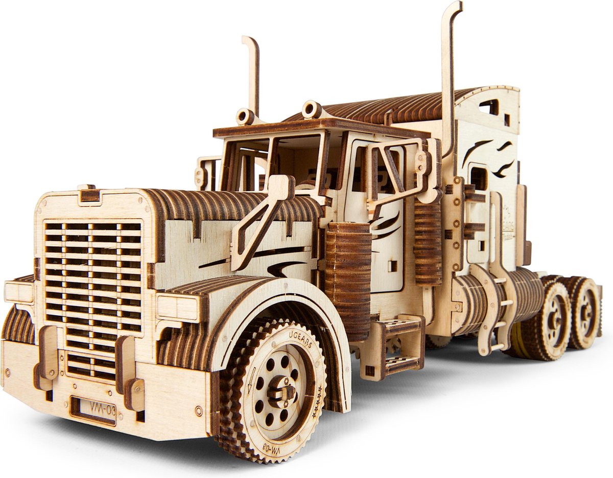 Ugears houten 3d model - heavy boy truck