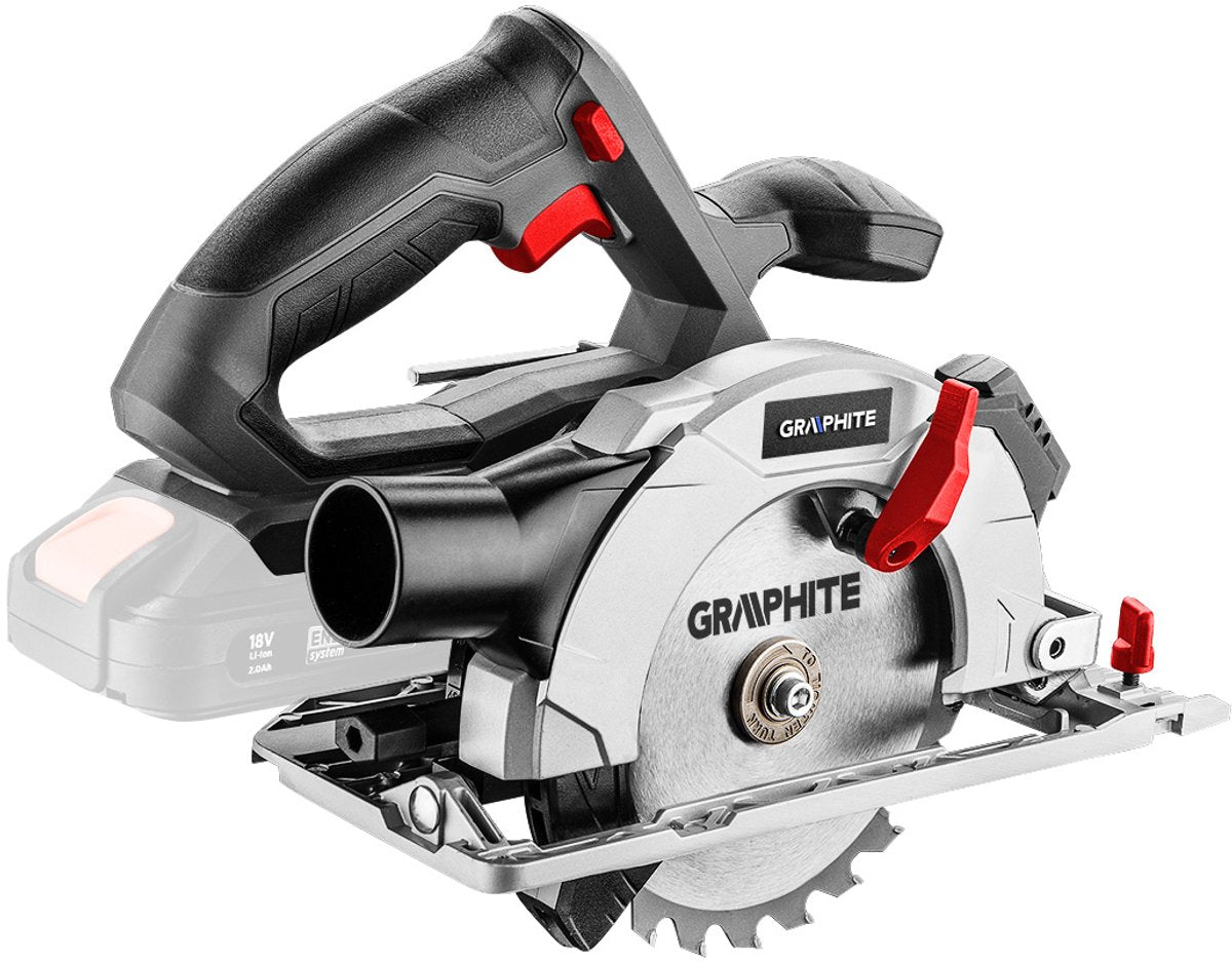Graphite Accu hand cirkelzaag 150 mm, 18v, li-ion energy+ 58g008