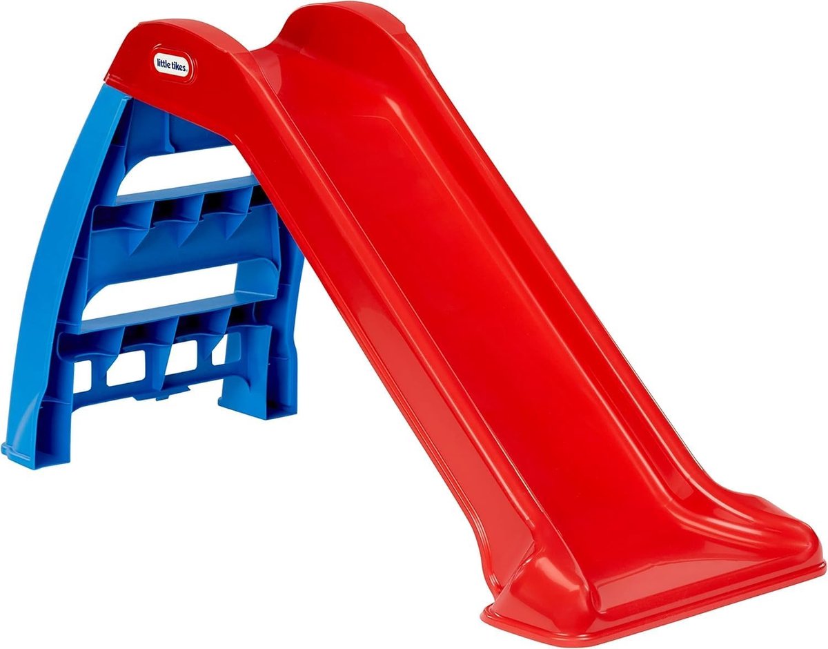 Little Tikes glijbaan first slide - peuter -voor buiten en binnen - blauw rood