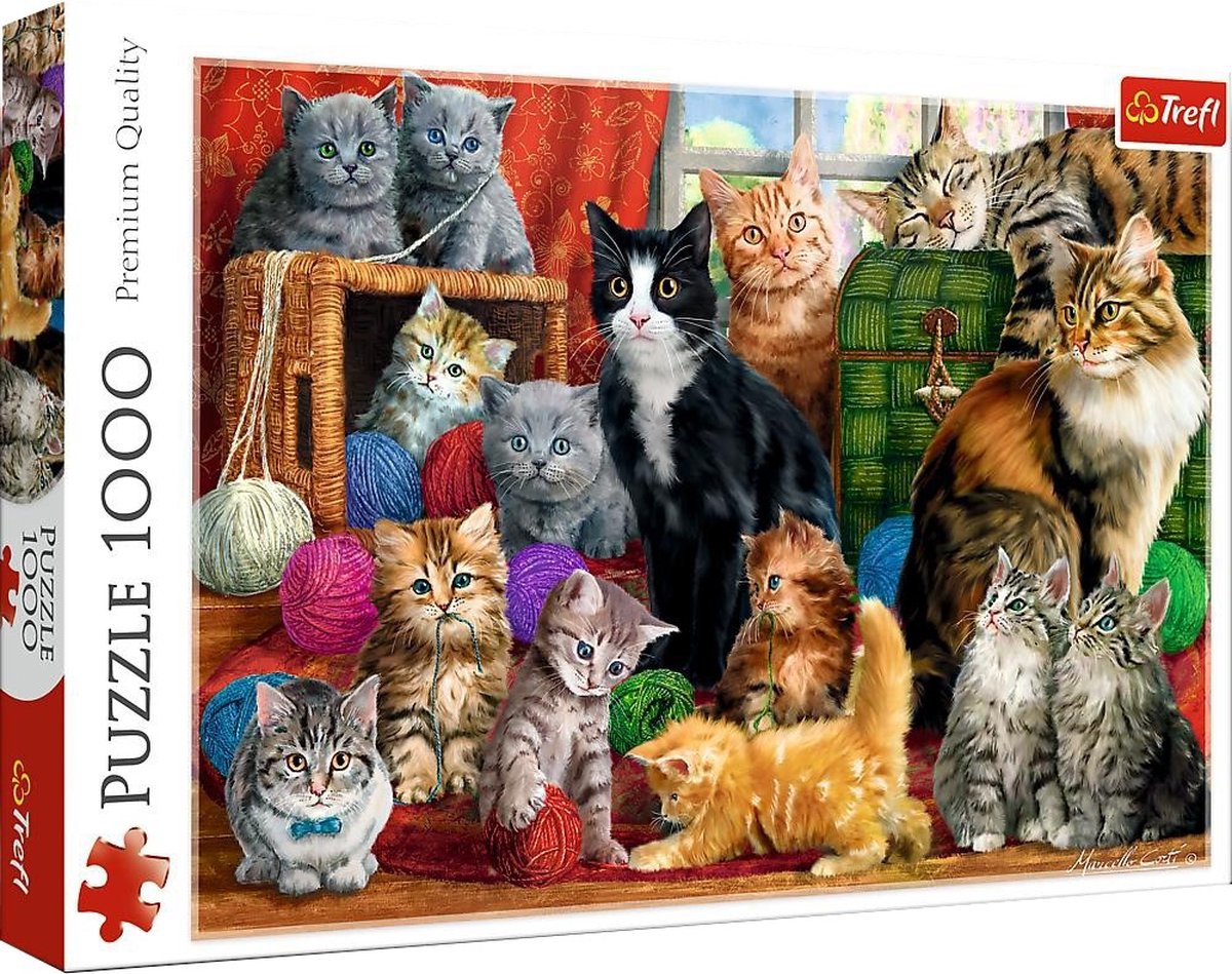 Trefl Katten - 1000 stukjes puzzel -