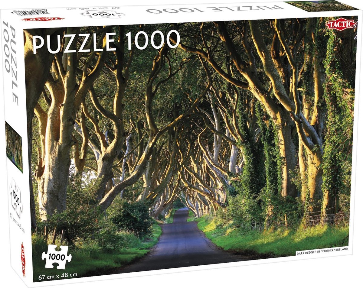 Tactic Puzzel dark hedges in northern ireland 1000 stukjes