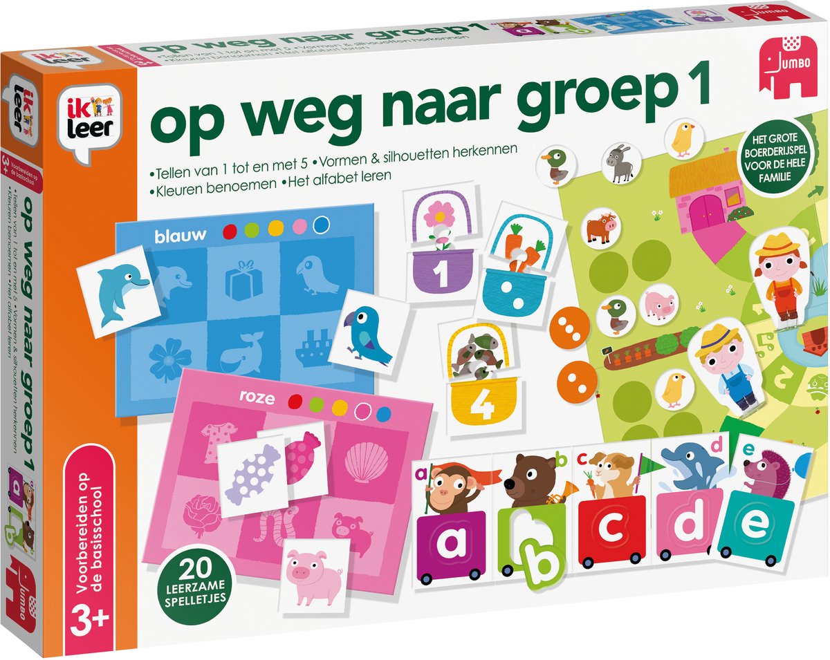 Ik Leer Jumbo - - op weg naar groep 1 - educatief spel - vanaf 3 jaar