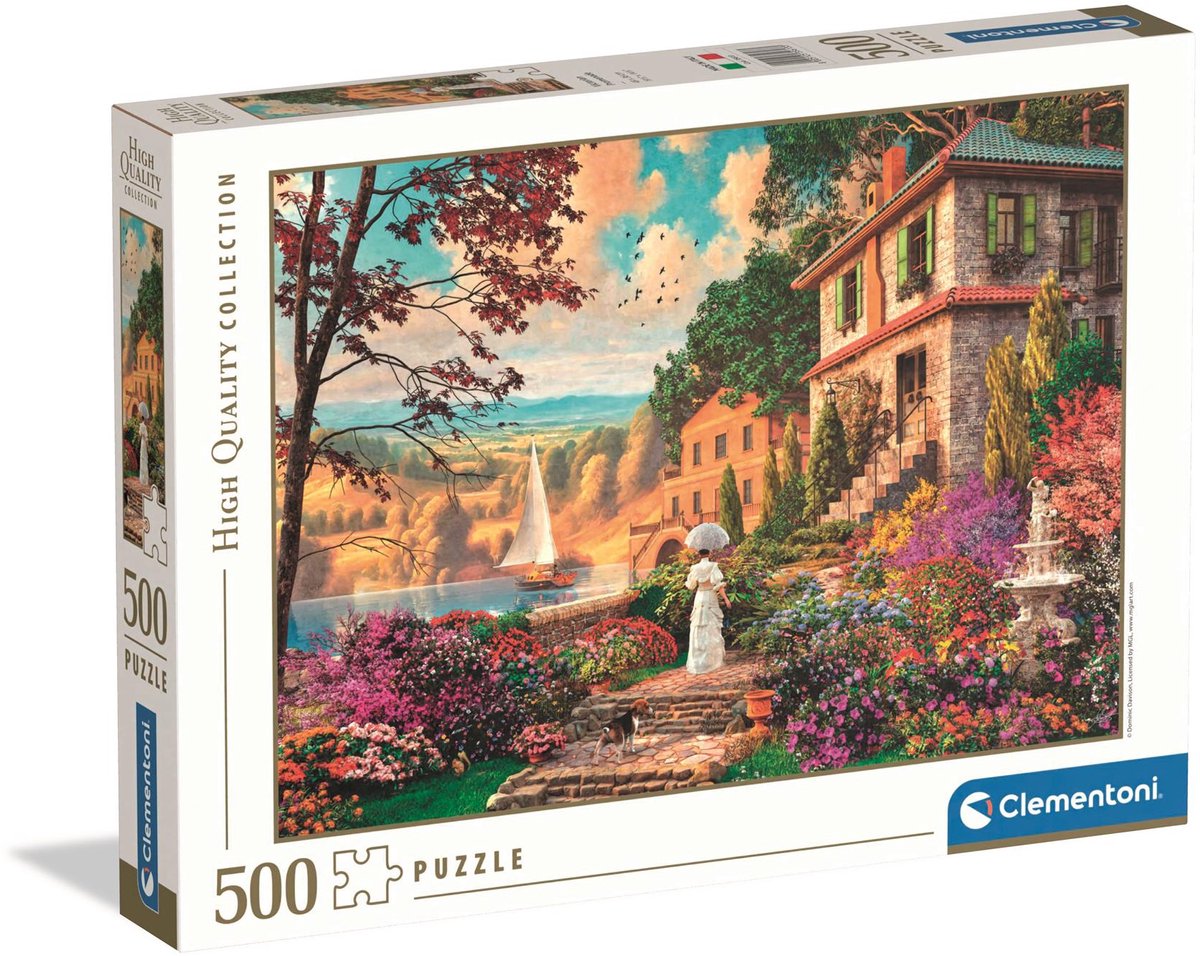 Ty Clementoni legpuzzel victorian promenade - puzzel 500 stukjes - high quali collection - puzzels en legpuzzels voor volwassenen