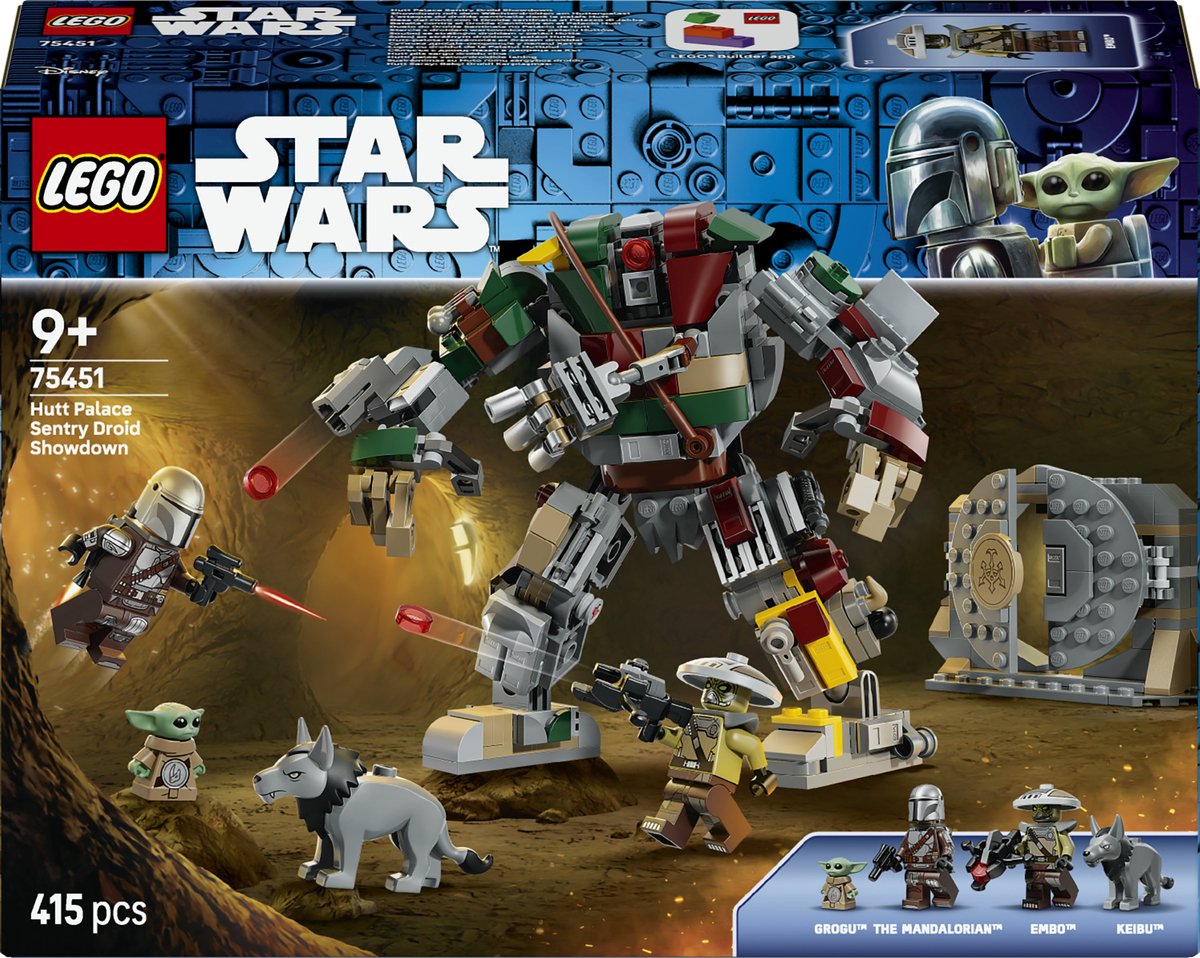 LEGO ® star wars™ paleis van de hutt sentry droid confrontatie - bouwspeelgoed voor rollenspellen 75451