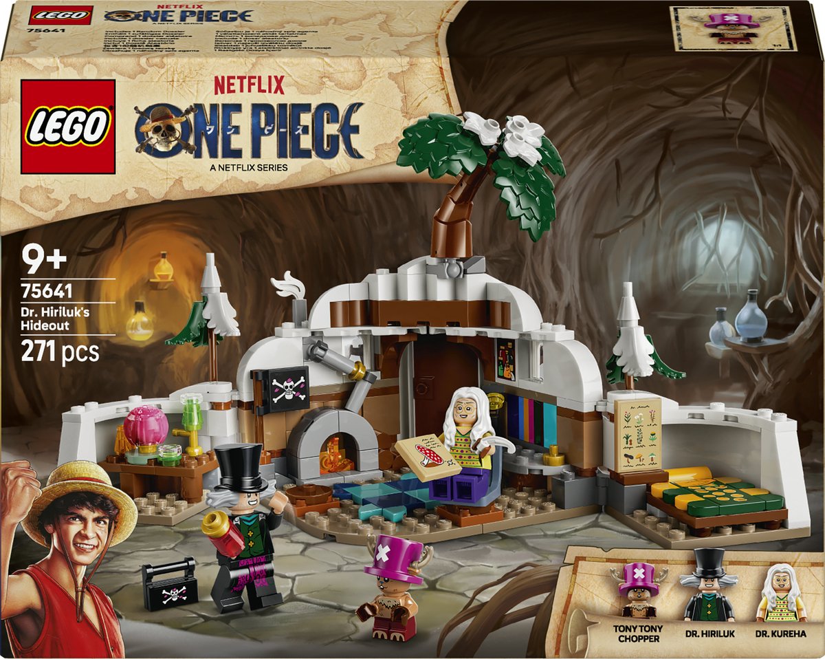 LEGO one piece de schuilplaats van dr. hiriluk piraten bouwpakket voor kinderen 75641
