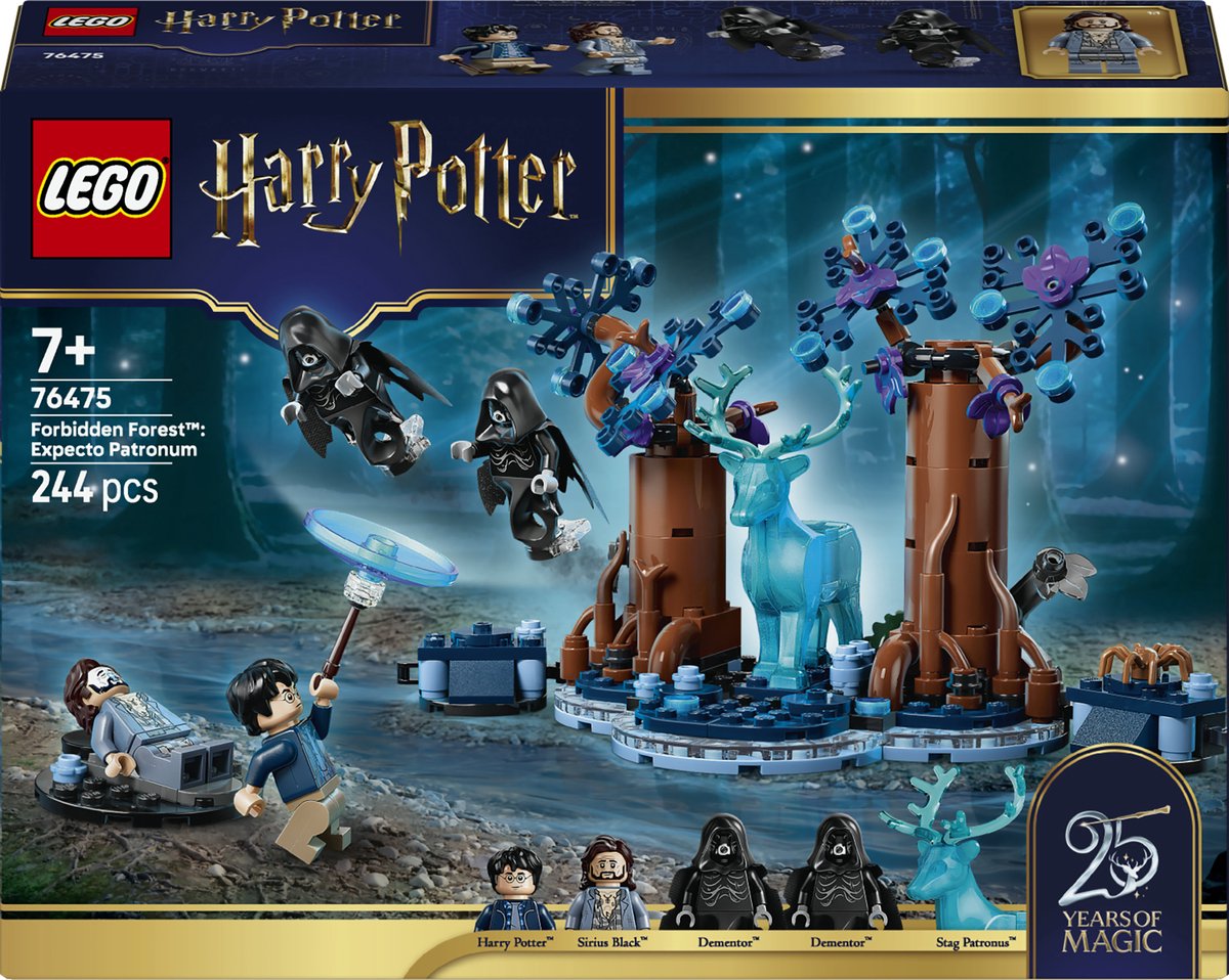 LEGO harry potter verboden bos: expecto patronum bouwbaar dieren speelgoed voor kinderen 76475