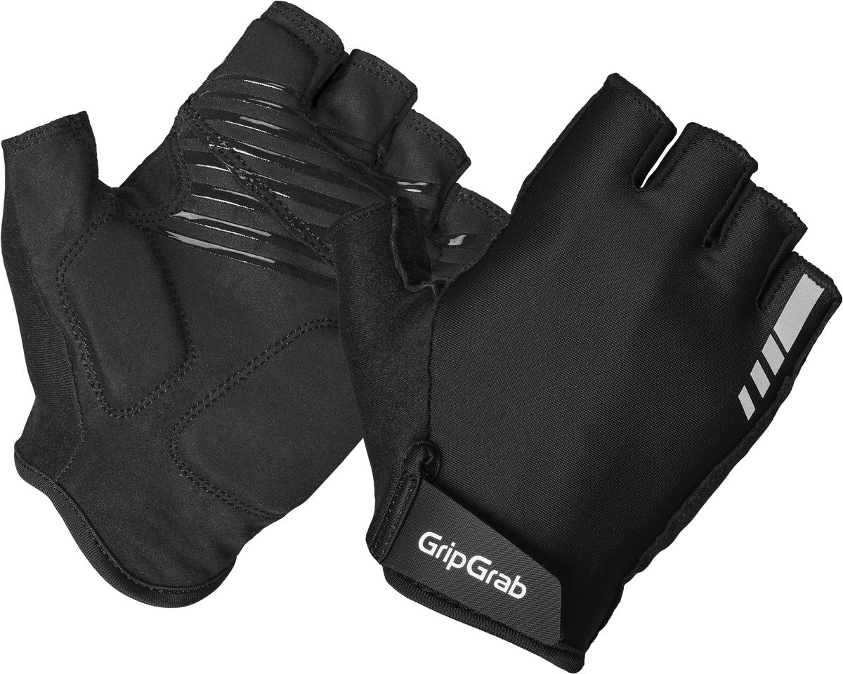 GripGrab - women's ride padded korte vinger zomer fietshandschoenen voor dames met padding - vrouwen - zwart