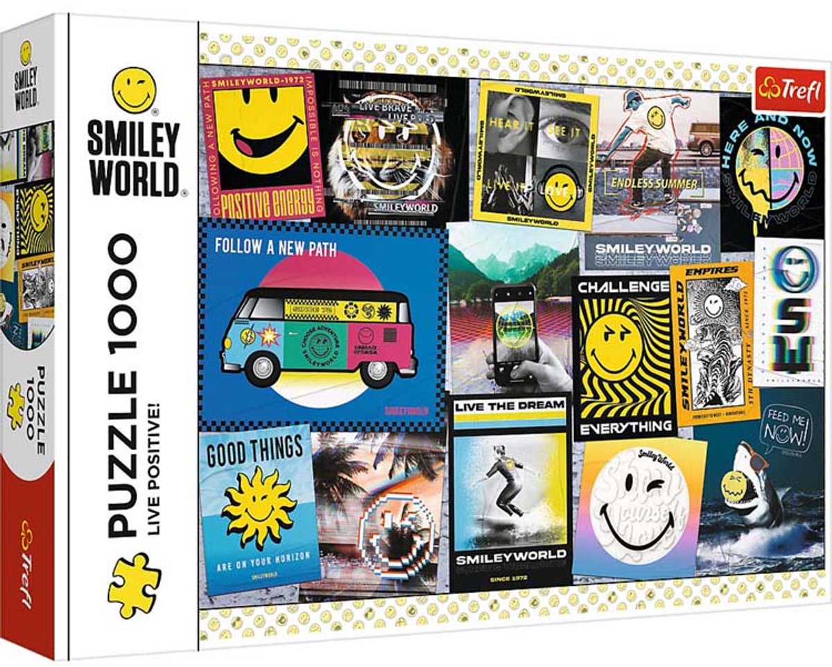 Trefl 1000 - leef positief! smiley