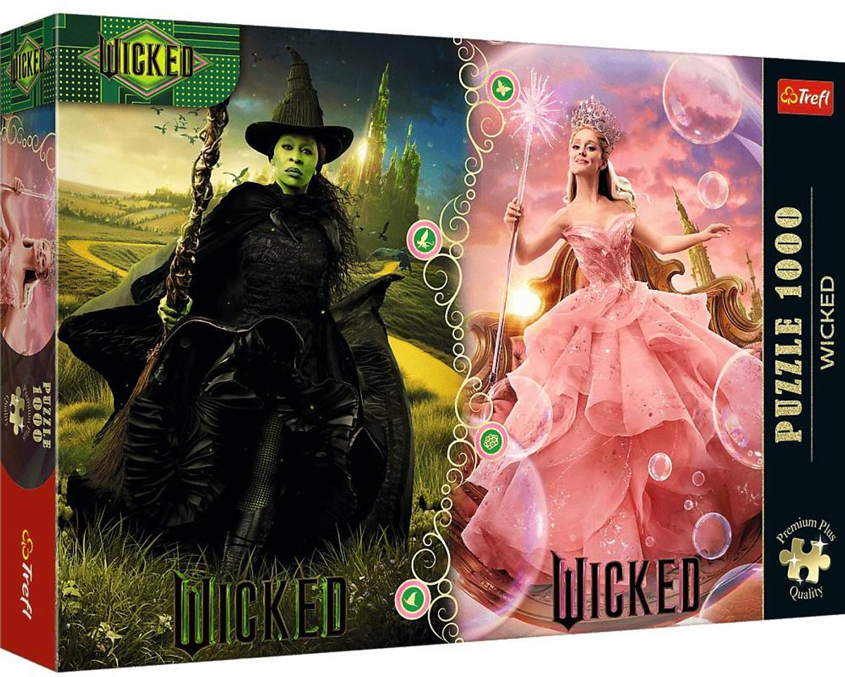 Trefl Puzzle premium plus quality wicked: elphaba glinda 1000 - puzzel premium plus quality wicked: elphaba glinda 1000