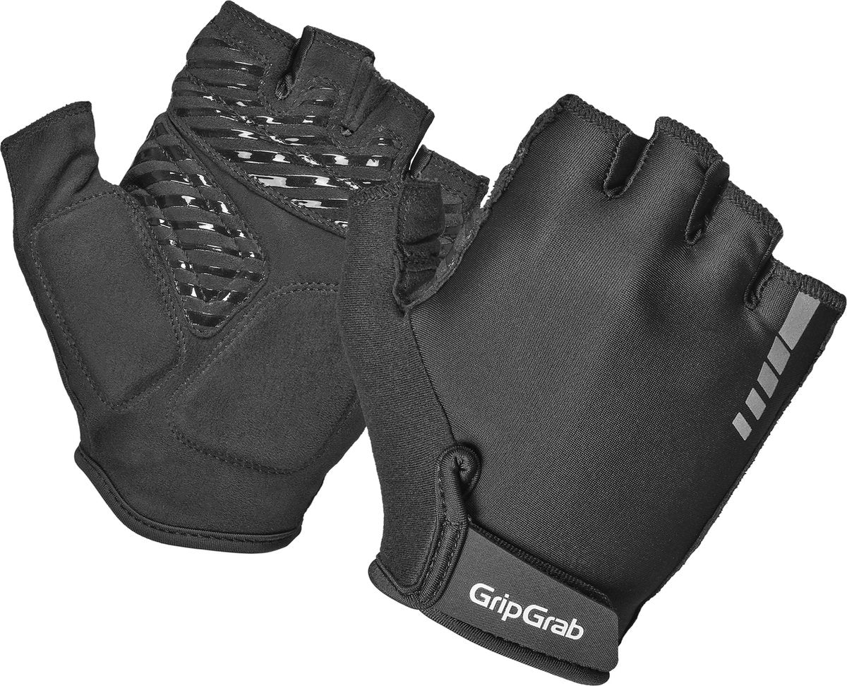 GripGrab - proride rc max korte vinger zomer fietshandschoenen met padding voor dames - zwart - vrouwen - maat xs