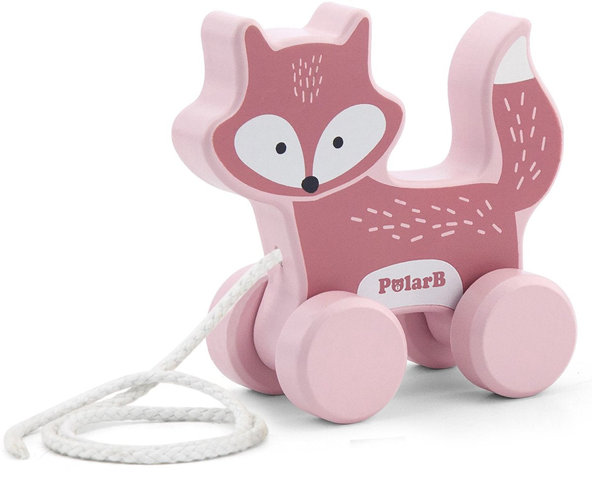 PolarB vos houten trekfiguur 44002