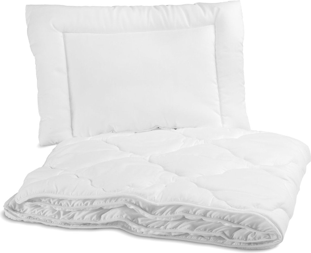 Merkloos Sans Marque 1680621 deluxe serie - dekbed set - 135x100 cm - 60x40 cm - antiallergisch - ademend