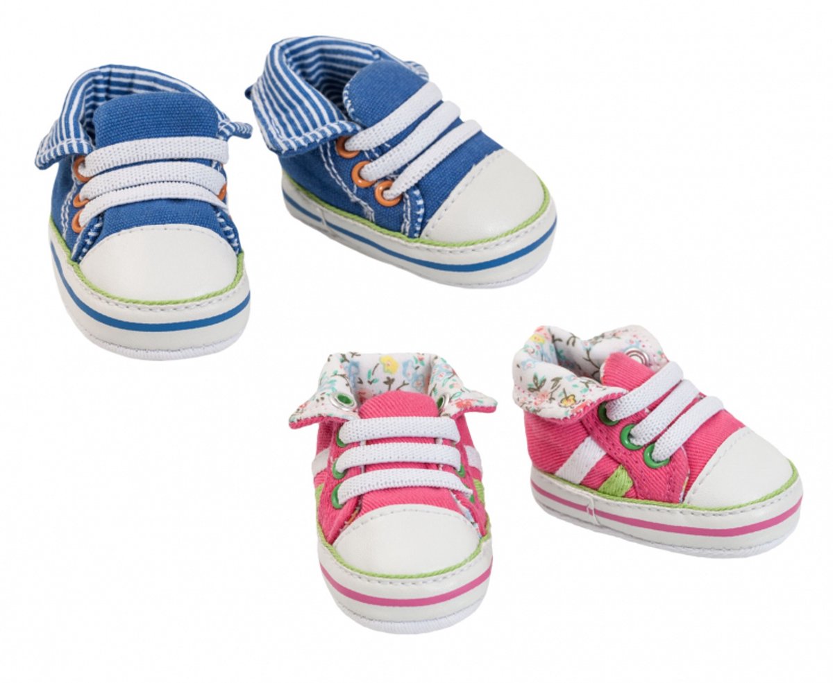 Heless Poppenschoenen sneakers roze, 38-45 cm